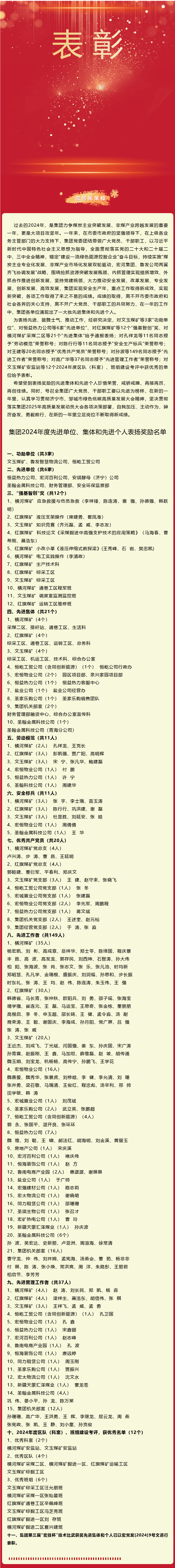 點贊！宏河集團(tuán)表彰這些單位和個人